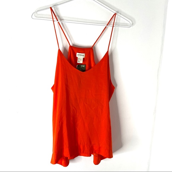 H&M Tops - H&M Orange Skinny Strap Tank Top NWT